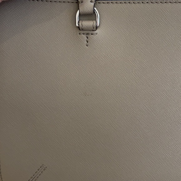 Tory Burch Small Robinson Zip Tote French Grey - Picture 3 of 8